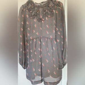 FREE PEOPLE - BABYDOLL DRESS - size 6 - fully lined - zip closure